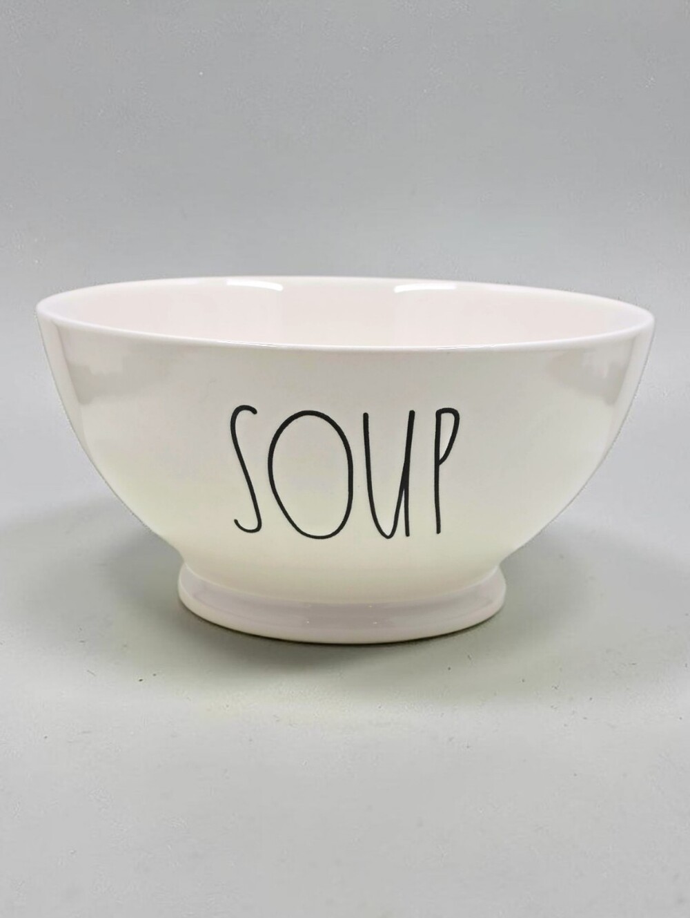 Magenta Rae Dunn SOUP All Purpose Bowl Farmhouse Collection Glazed Ceramic